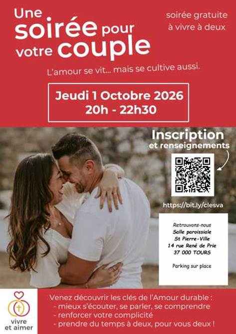 Soir�e d�couverte Vivre et Aimer 2026
Jeudi 1er octobre 2026
